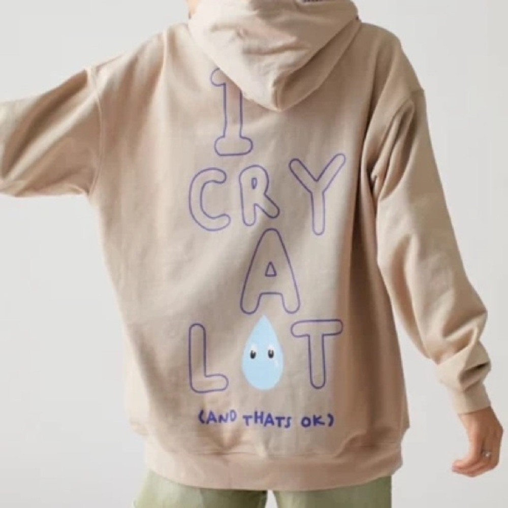 The Mayfair Group x UO Exclusive “I Cry A Lot” Zip-Up Hoodie